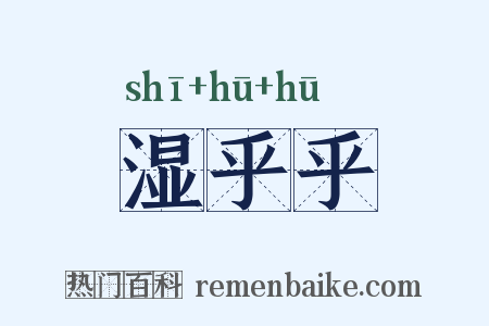 湿乎乎是什么意思的图片